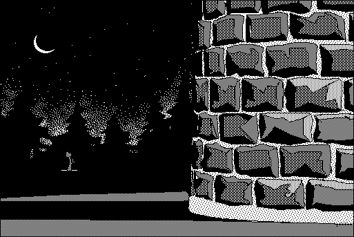 Fig. 1b: The Manhole's beanstalk peeking through at the sky level