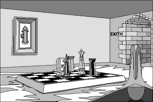 Fig. 2b: The Manhole's chess board