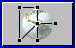 globe with lines overlay icon