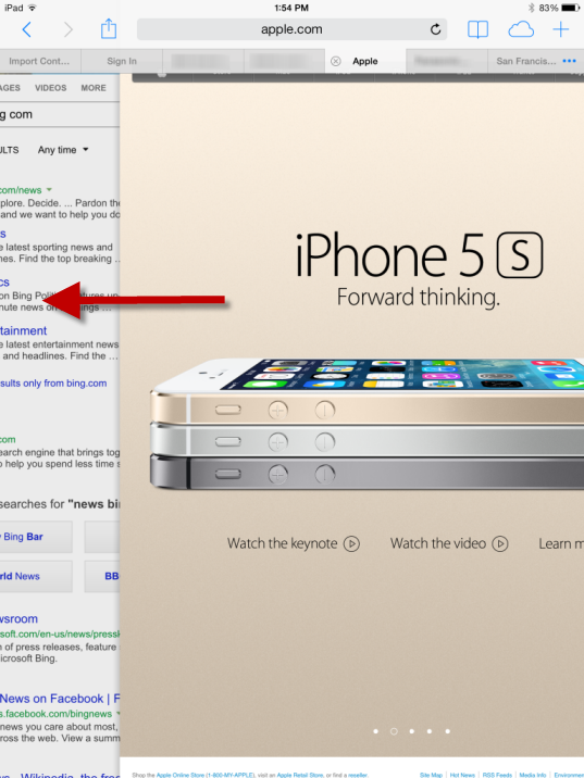 The back as swipe interferes with carousels