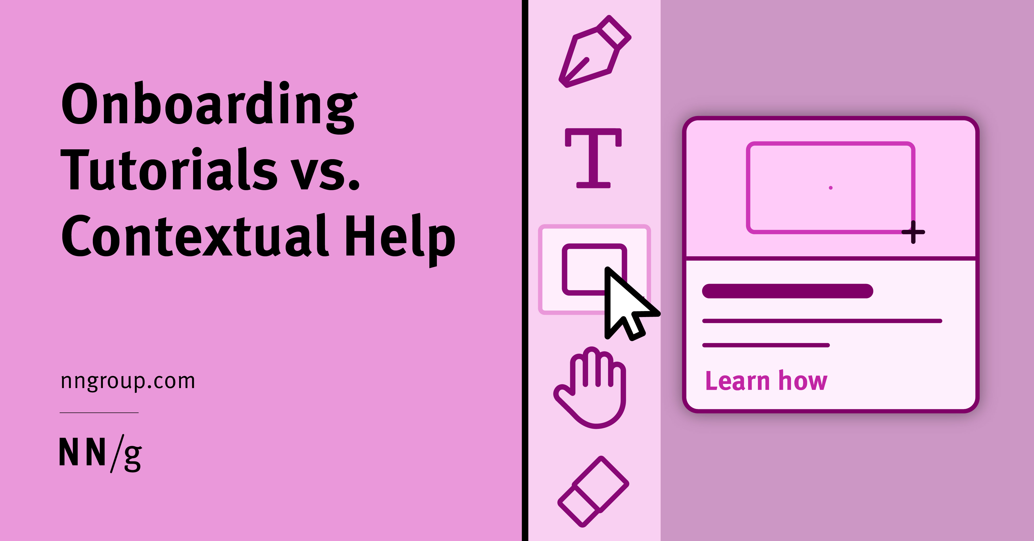 Onboarding Tutorials vs. Contextual Help