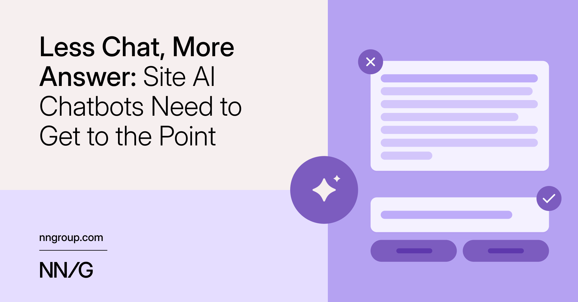 Site AI Chatbots: Prioritize Direct Answers Over Conversation