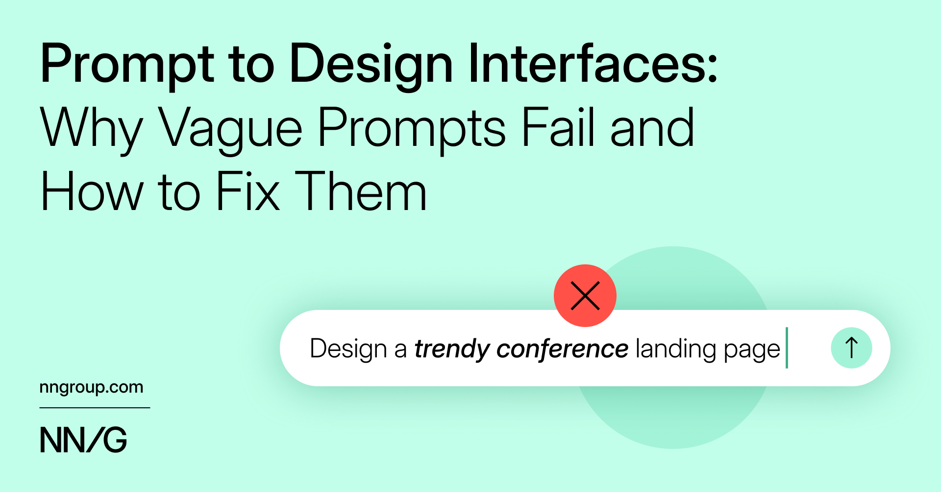 Prompt to Design Interfaces: Why Vague Prompts Fail and How to Fix Them