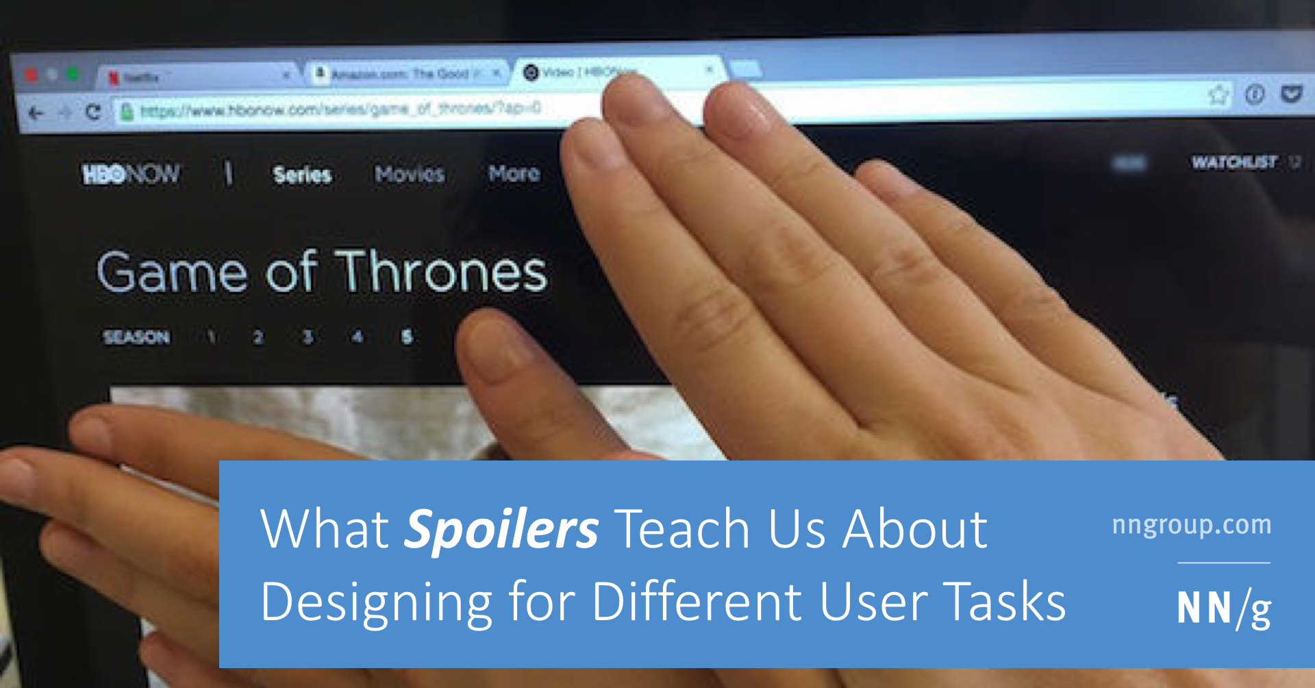 Spoiler Layout What Spoilers Teach Us About Designing for Different User Tasks - NN/G