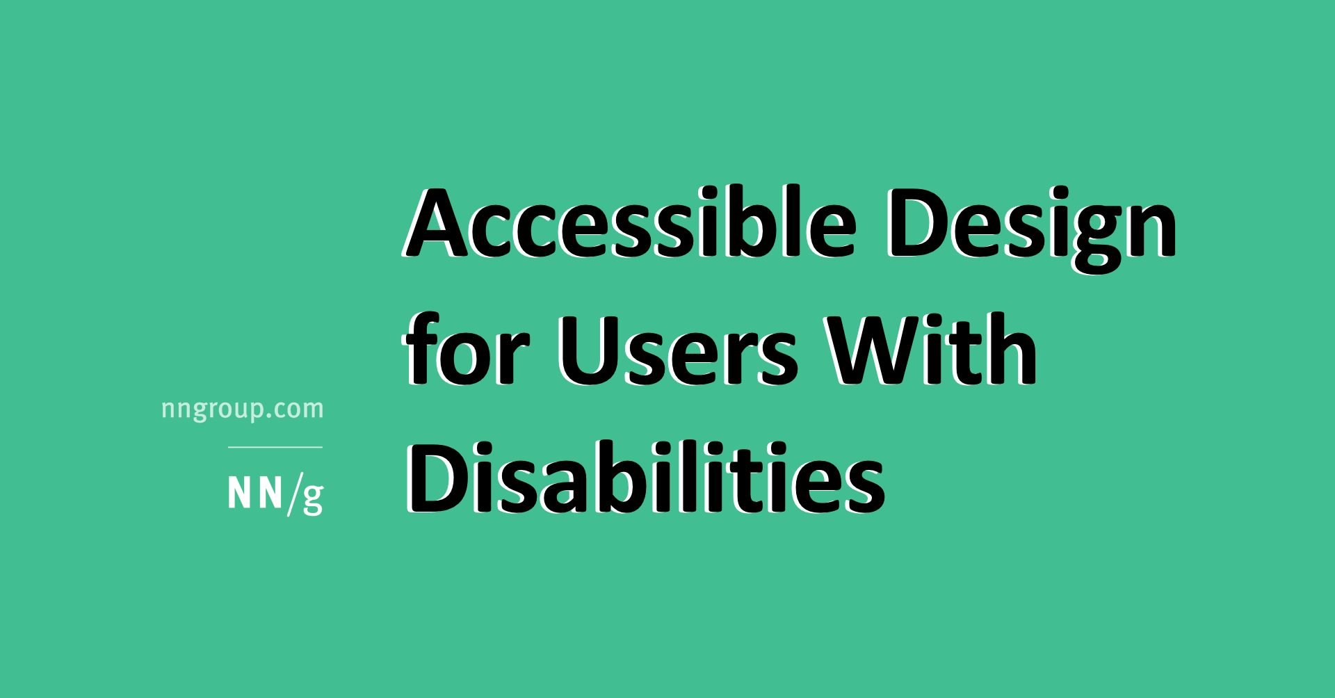 Accessibility In Design  Design + Contemporary Issues