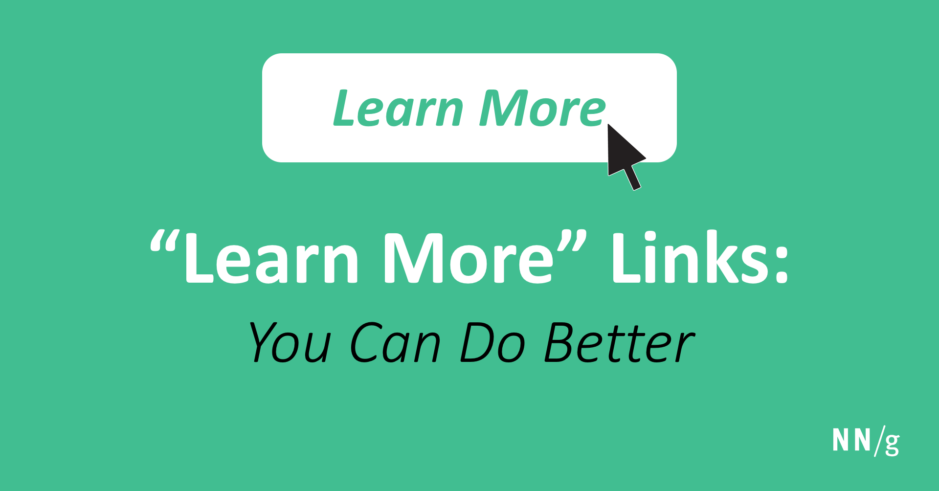 Learn More Links You Can Do Better Learn More Links You Can Do Better