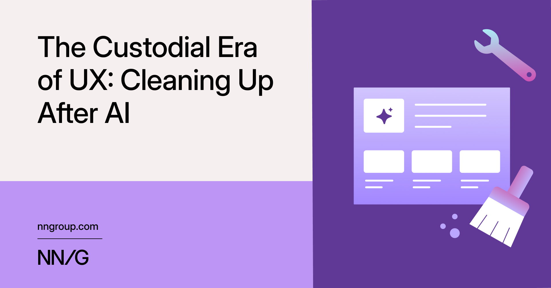 The Custodial Era of UX: Cleaning Up After AI