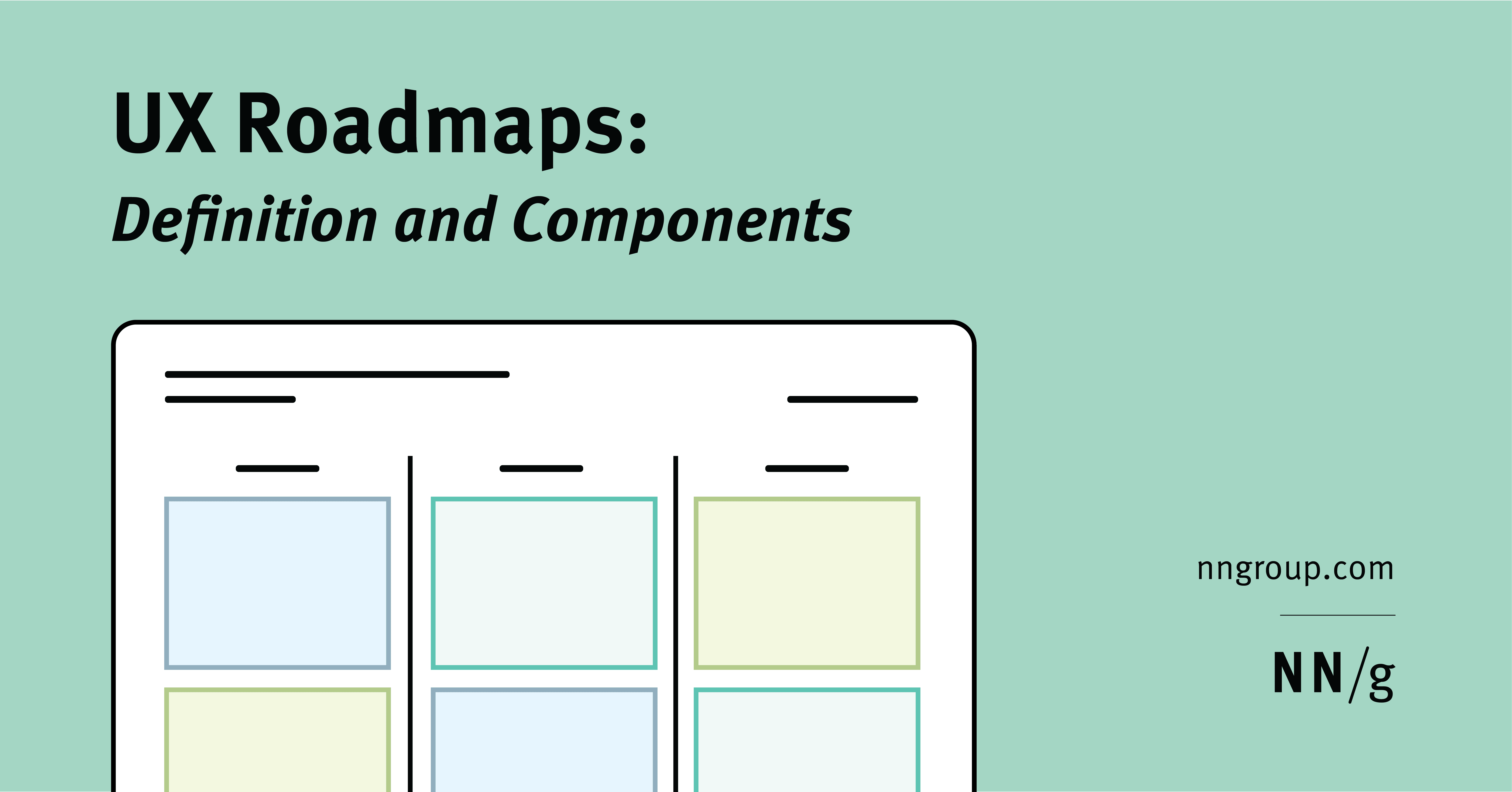 UX Roadmaps Definition and Components