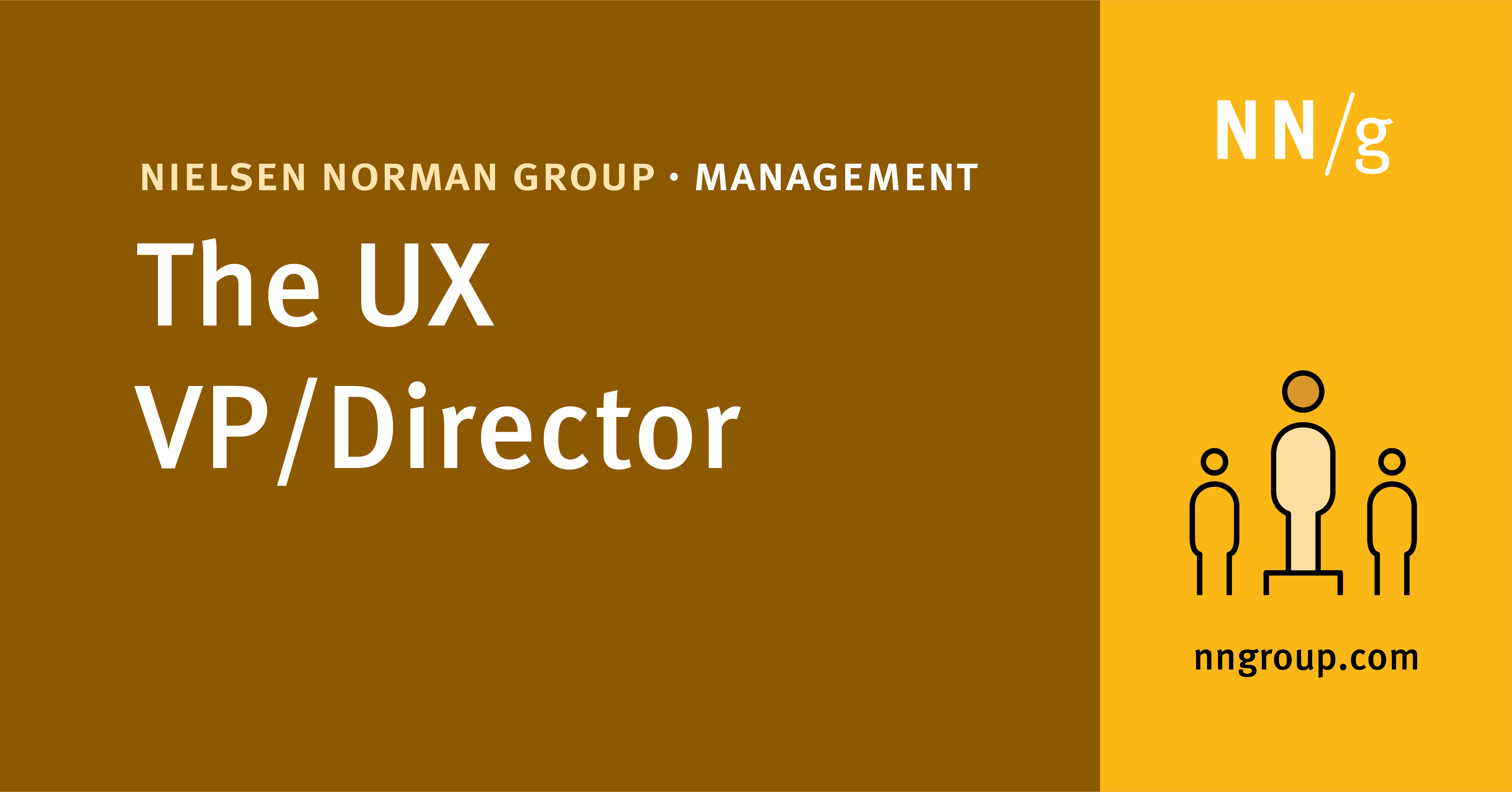 The Ux Vp Director Full Day Course At The Nn G Ux Conference