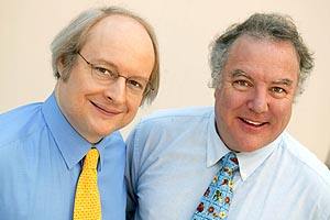 Photograph of Jakob Nielsen  and Bruce "Tog" Tognazzini 