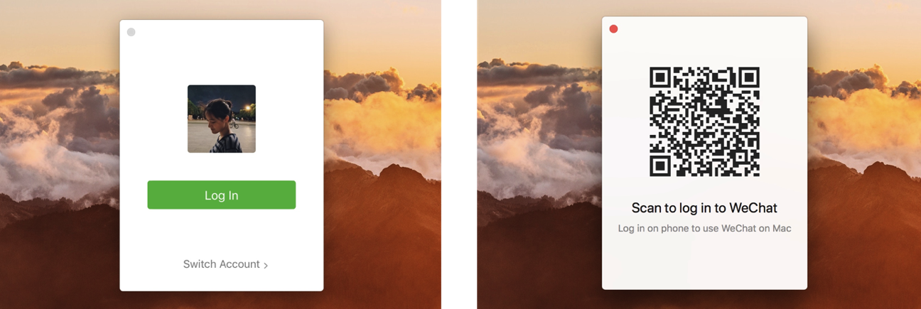 wechat for mac log in without phone
