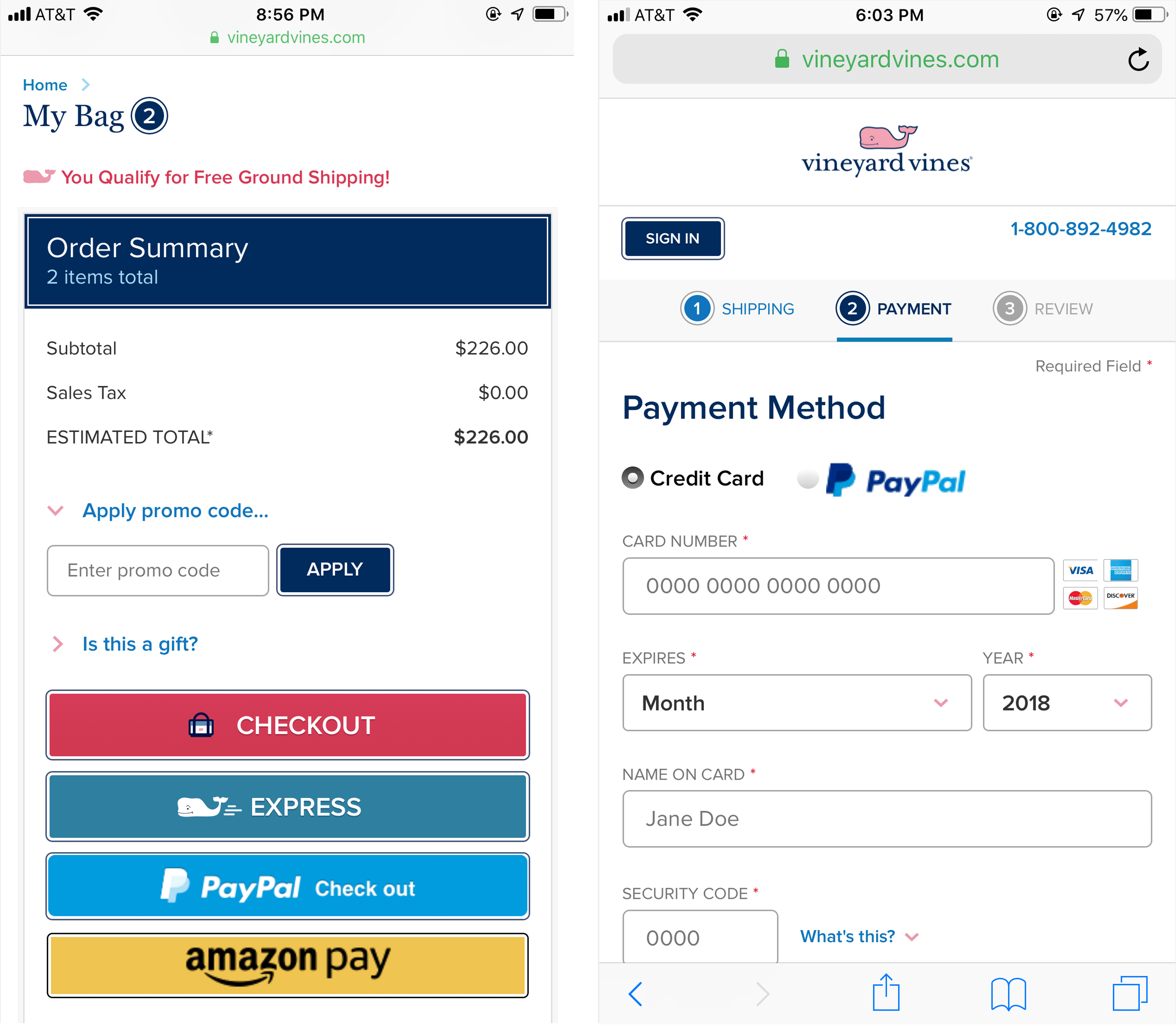 Payment-first checkout experience — a UX exploration