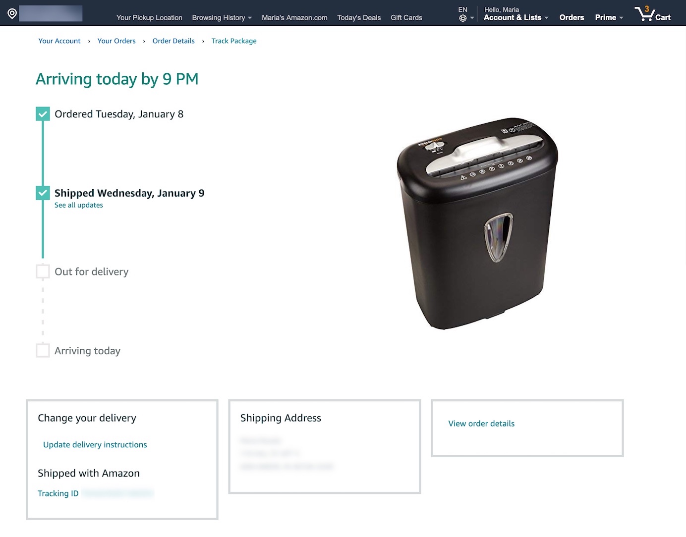 Self-Service UX: Integrate All Order Tracking Info and Events