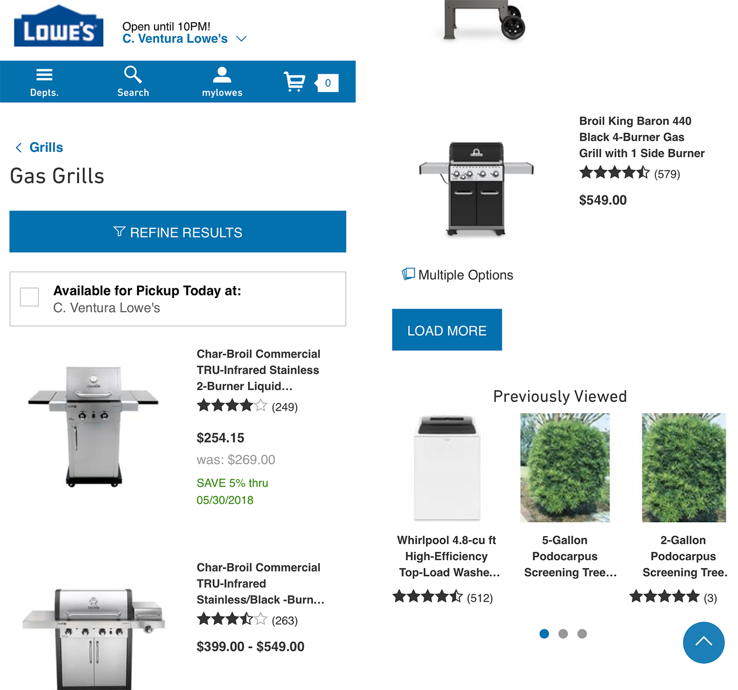 Alternatives to Pagination on ProductListing Pages