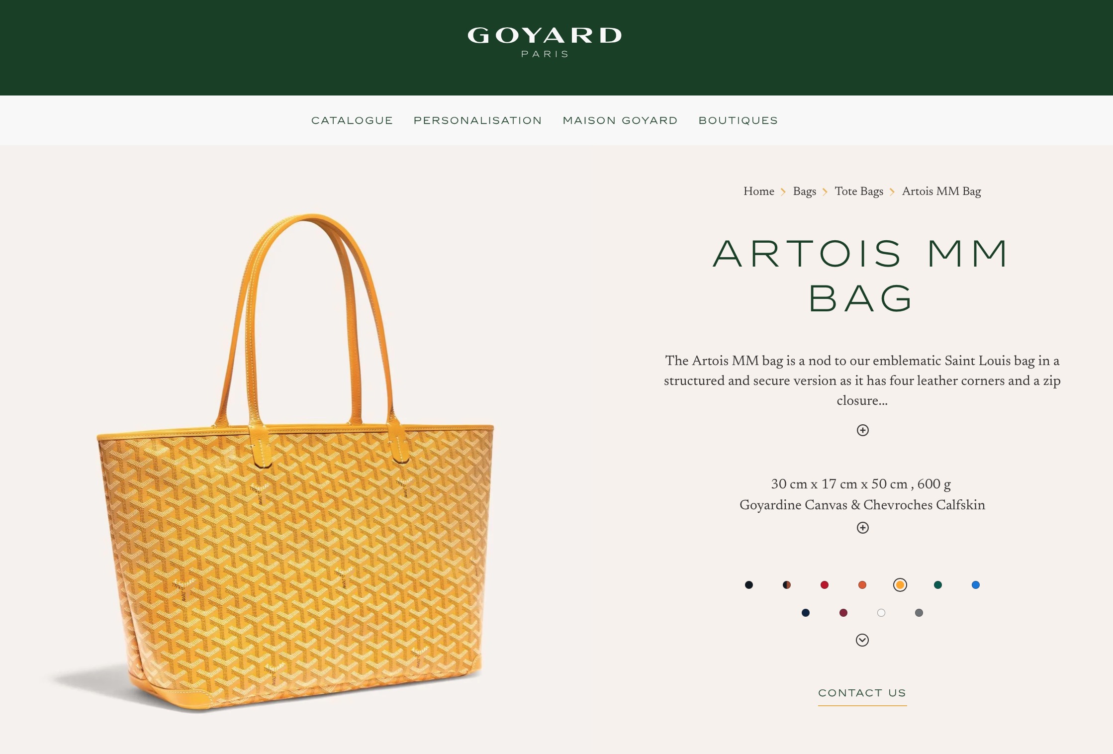 Maison Goyard - 3 tips