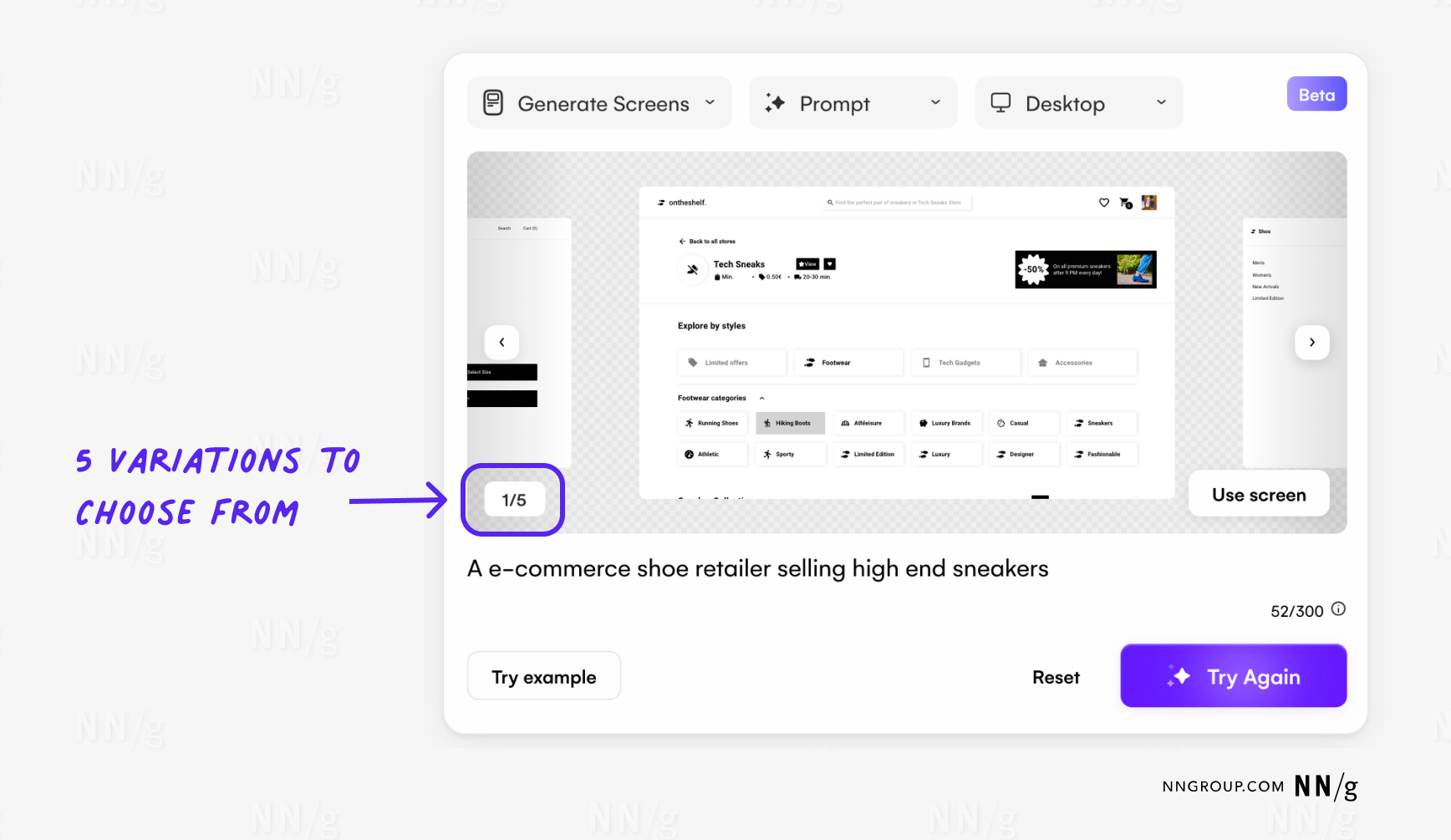 ux design research goals examples