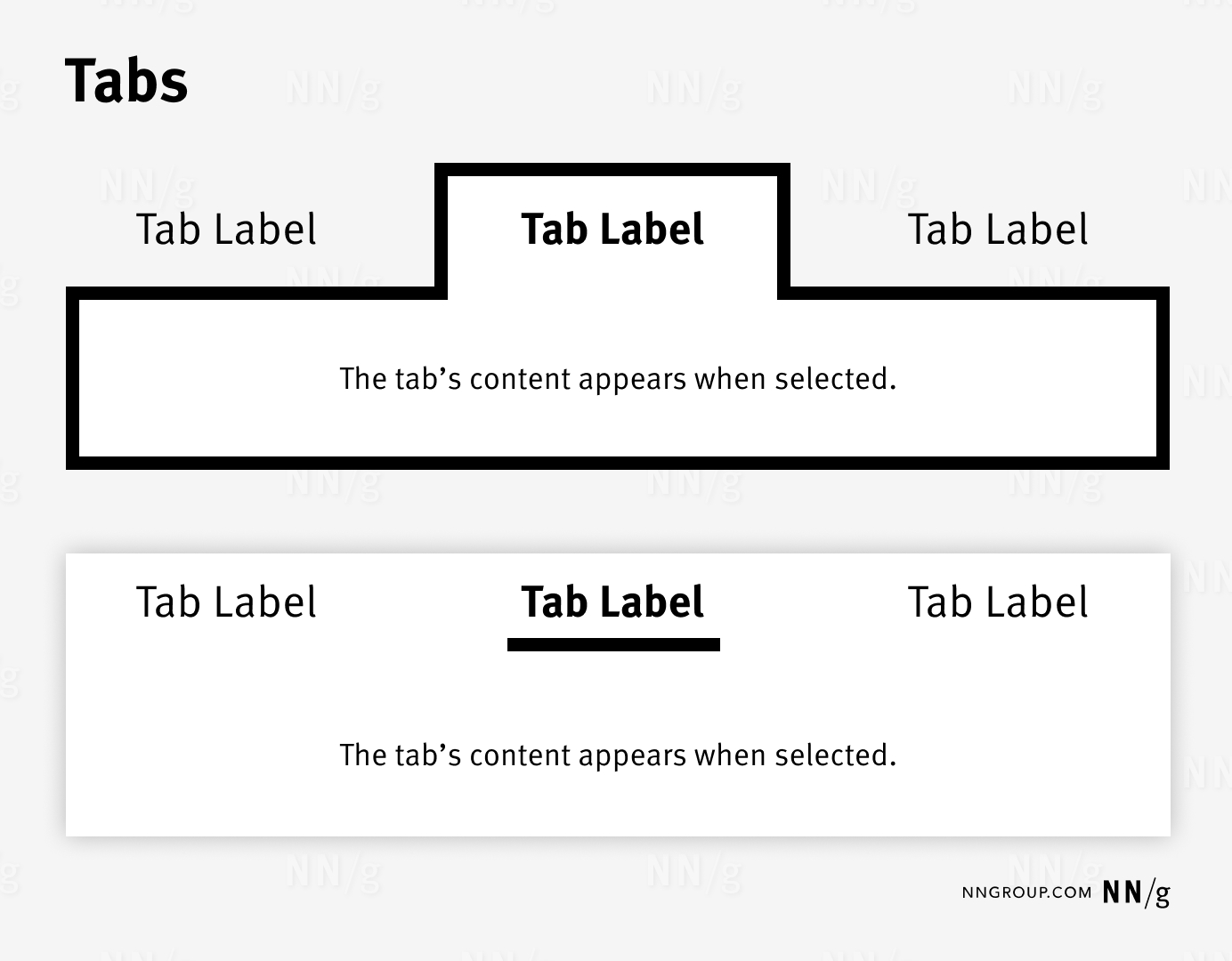 Tabs, Used Right