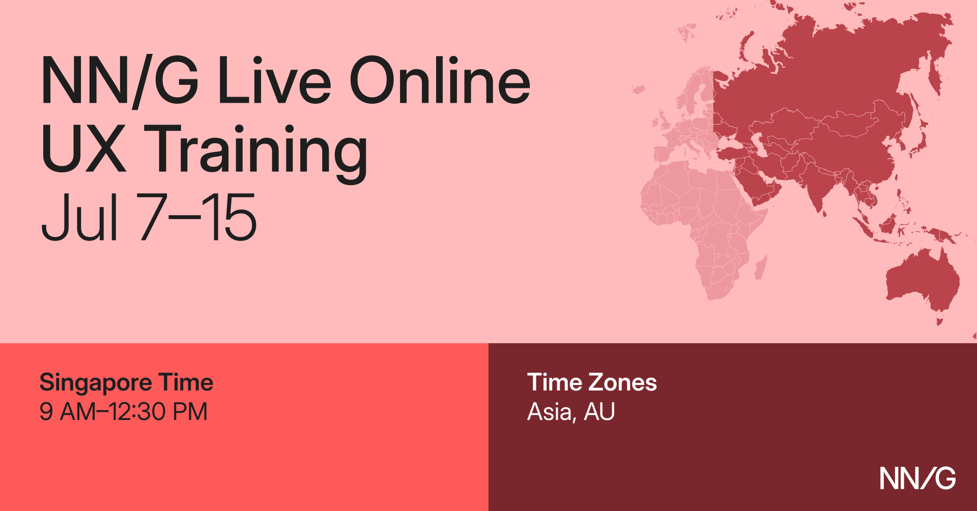 July Live Online UX Training 2026 Agenda | Nielsen Norman Group