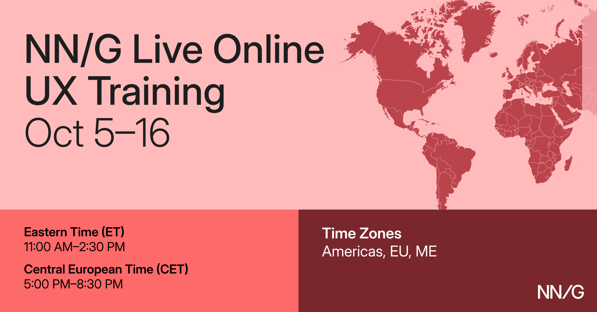 OctoberLive Online UX Course 2026 Agenda | NNGroup