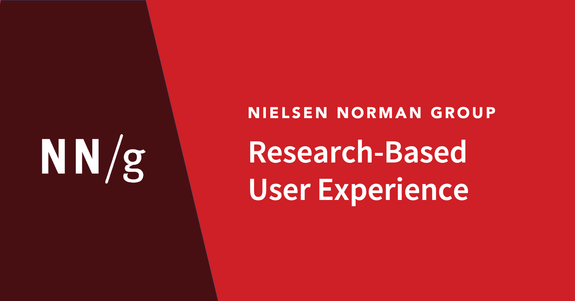 Nielsen Norman Group: UX Training, Consulting, & Research