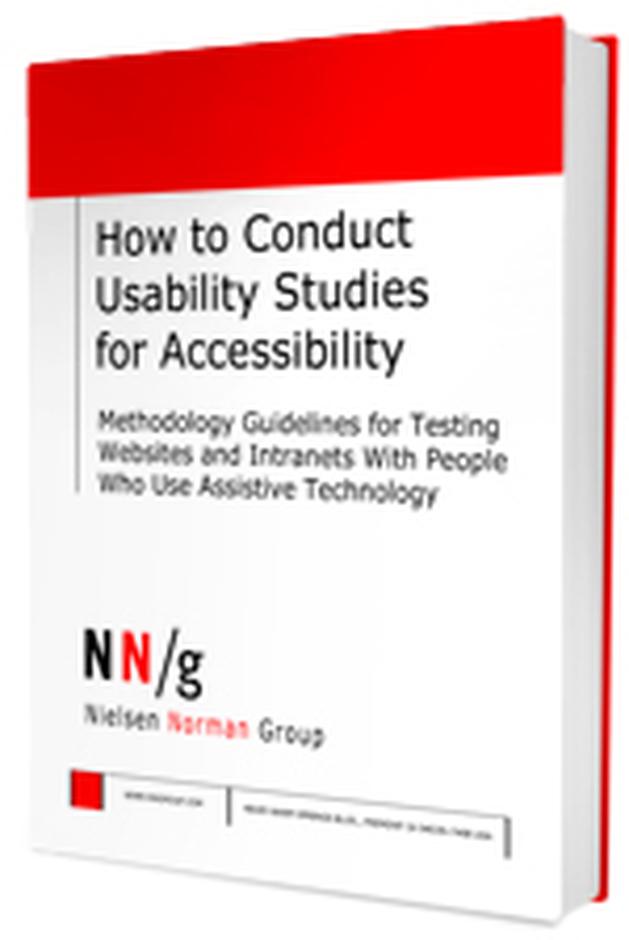How to Conduct Usability Studies for Accessibility - NN/G