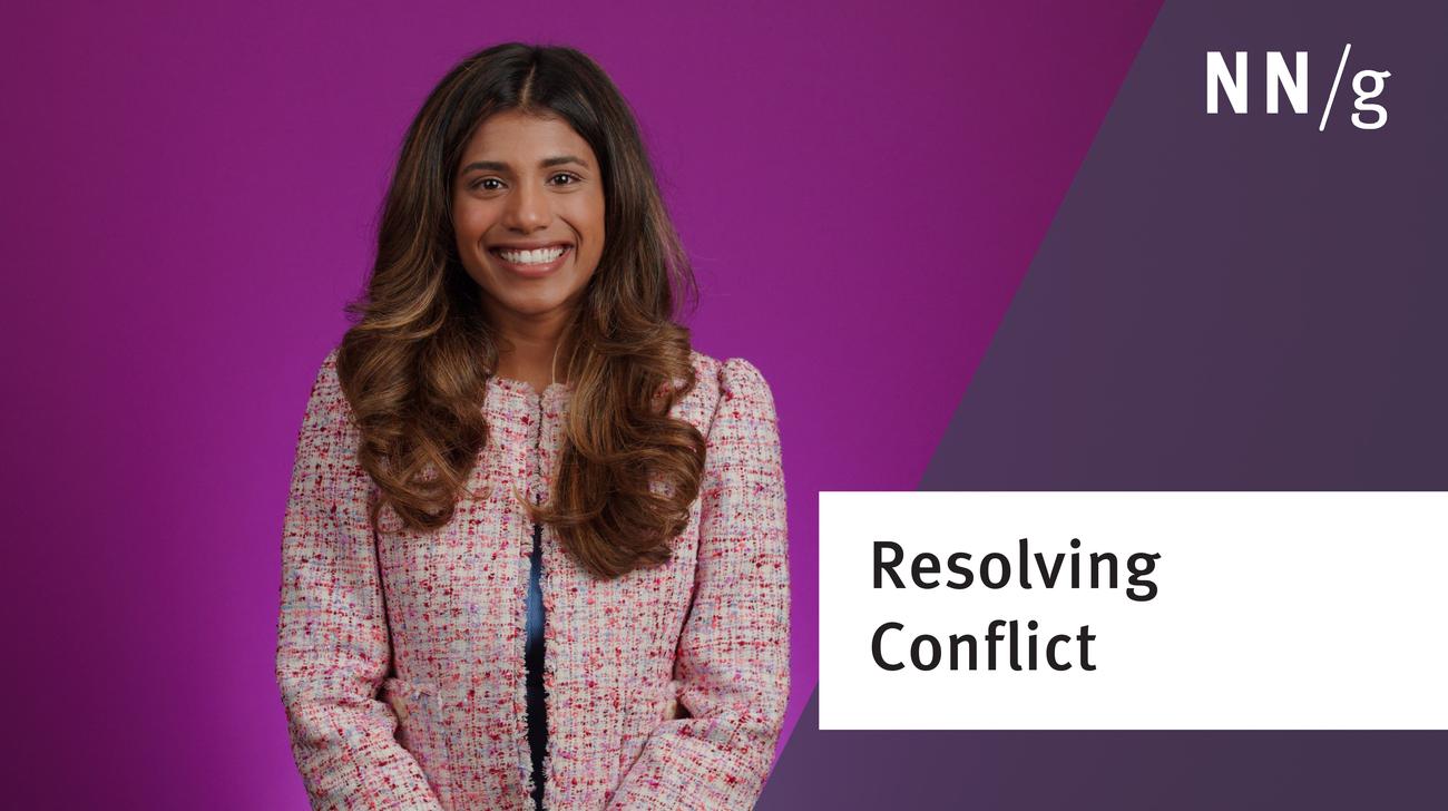 Resolve Conflict in UX: 3 Steps