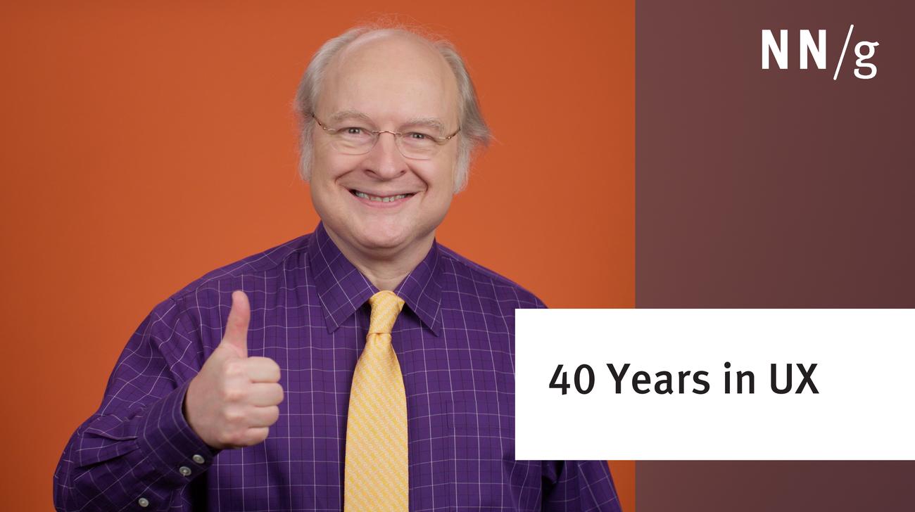 40 Years in UX