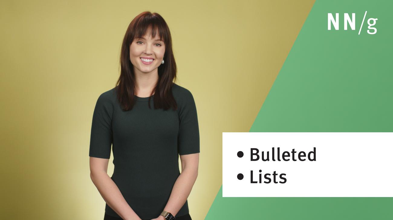 7 Tips for Presenting Bulleted Lists in Digital Content