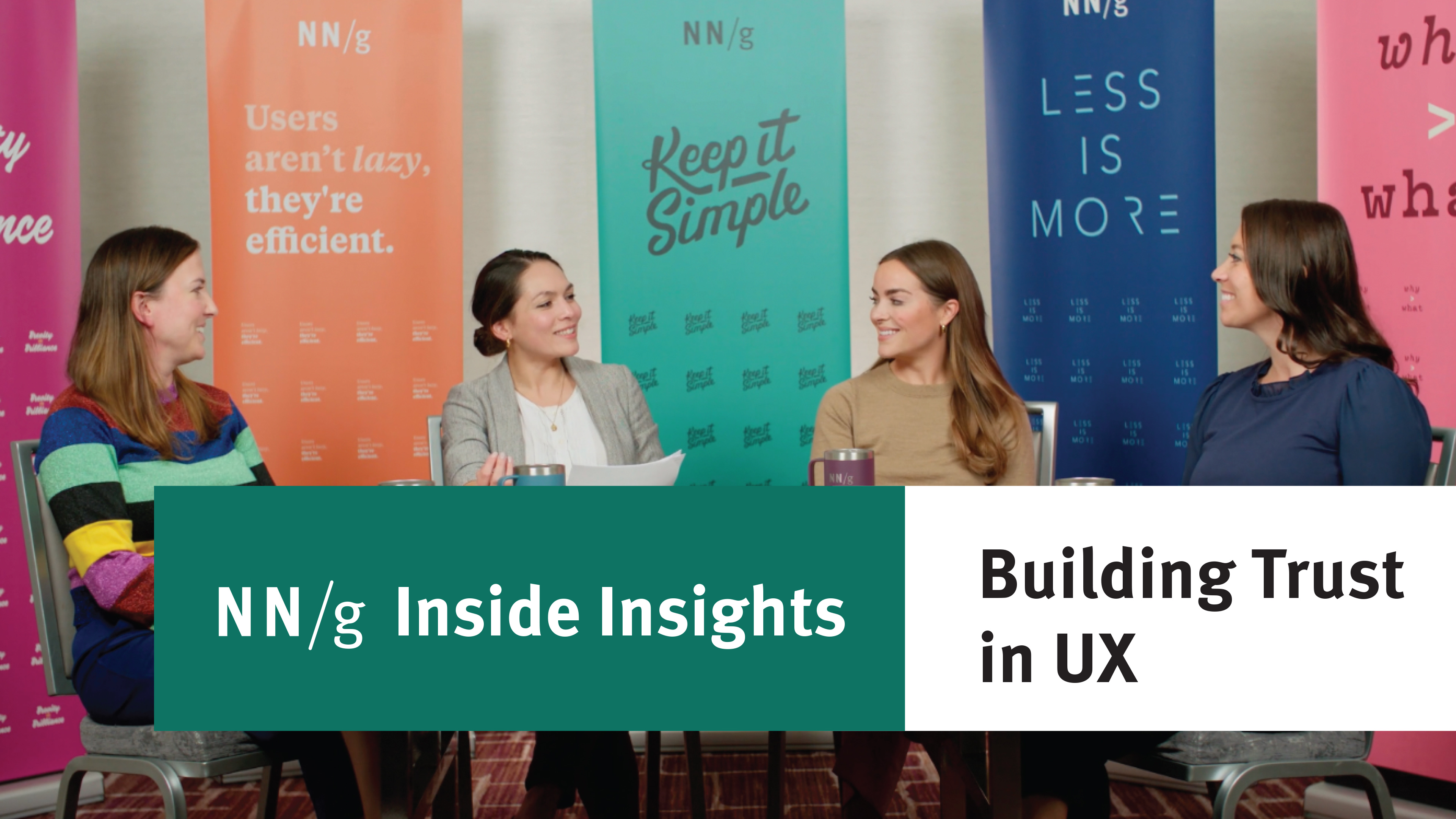 Building Trust in UX (Video) - NN/g