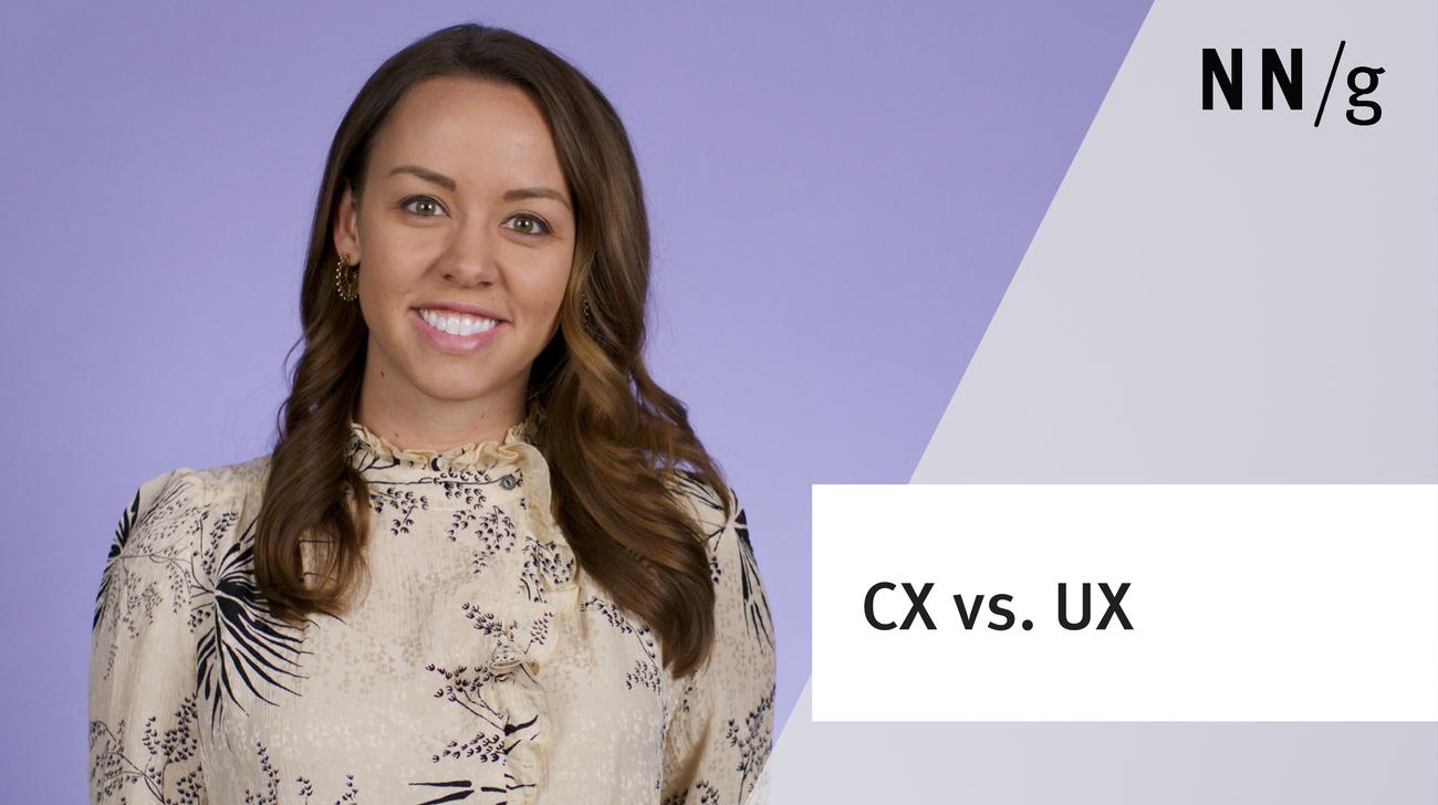 CX vs. UX