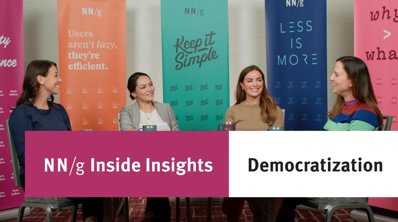 Democratization of UX