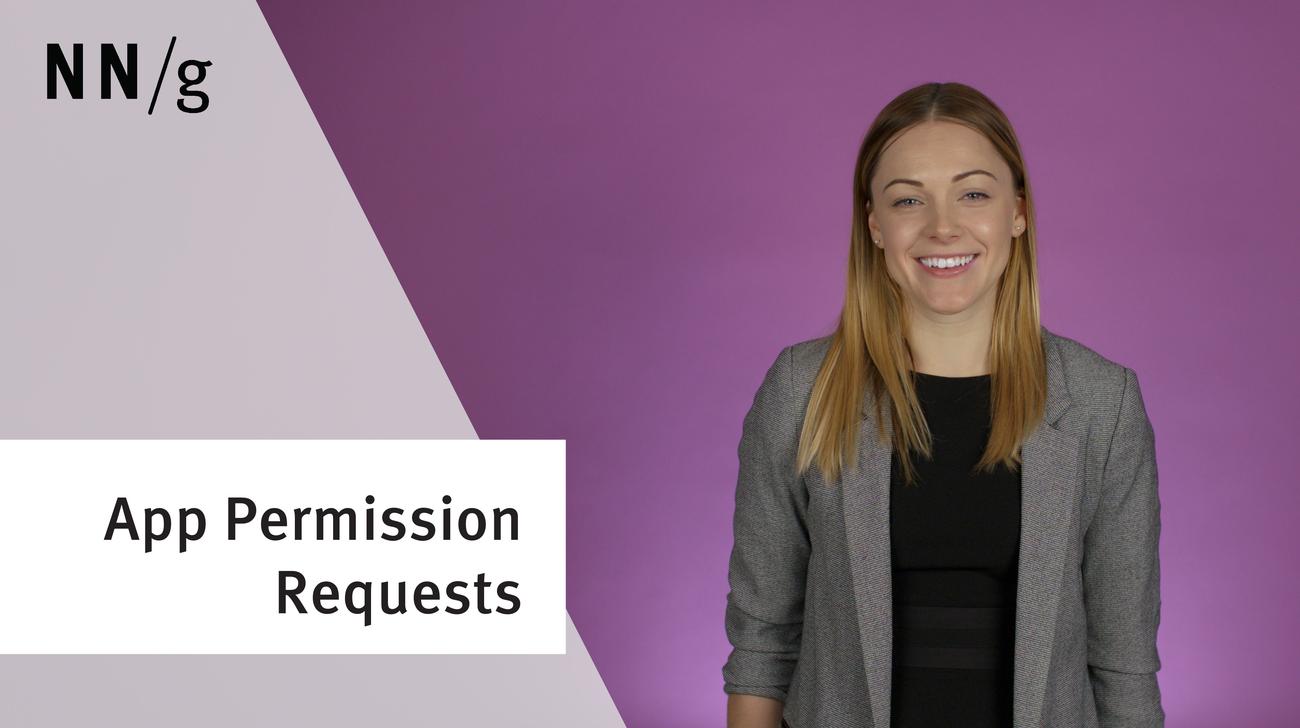 Designing Effective App Permission Requests