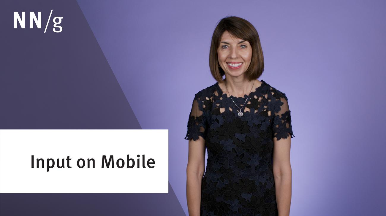 Easier Input on Mobile Devices