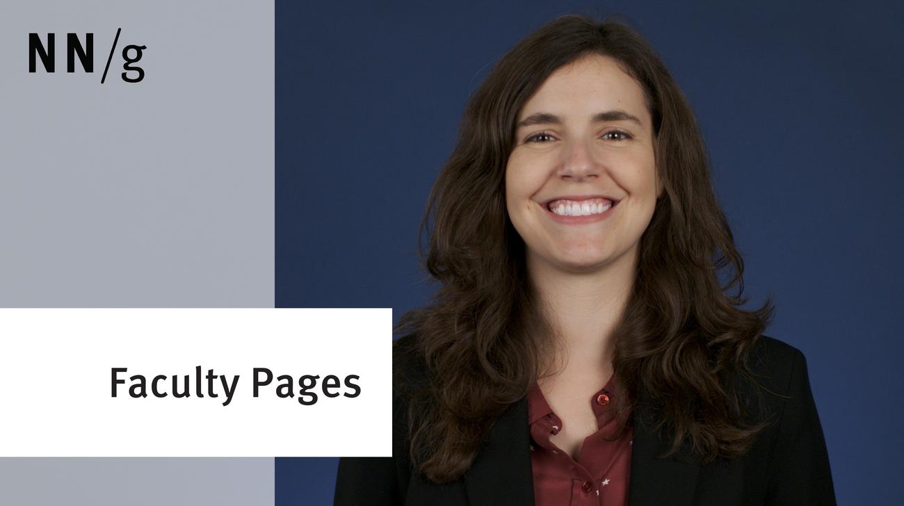 Faculty Pages on University Websites Persuade Prospective Students