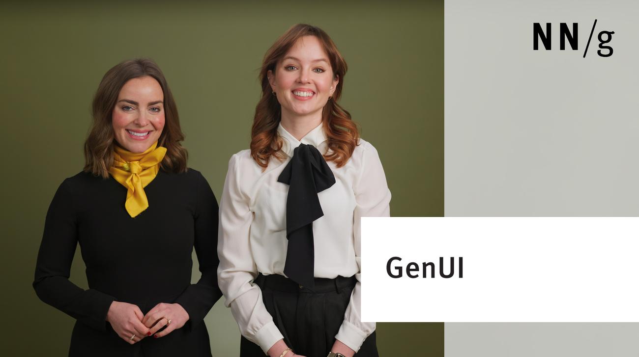 GenUI: AI-Generated Interfaces
