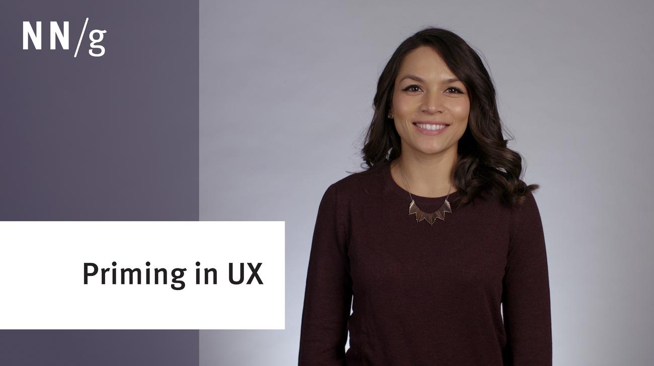 How Priming Influences UX