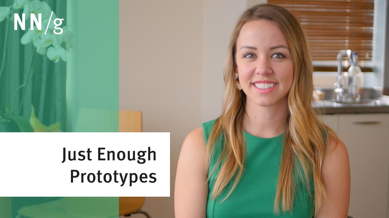 Just-Enough Prototypes Make Communicating Specs More Successful