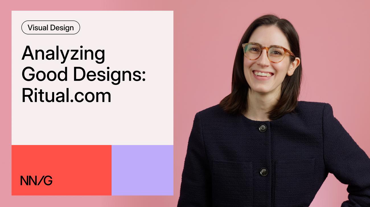 Analyzing Good Designs: Ritual.com
