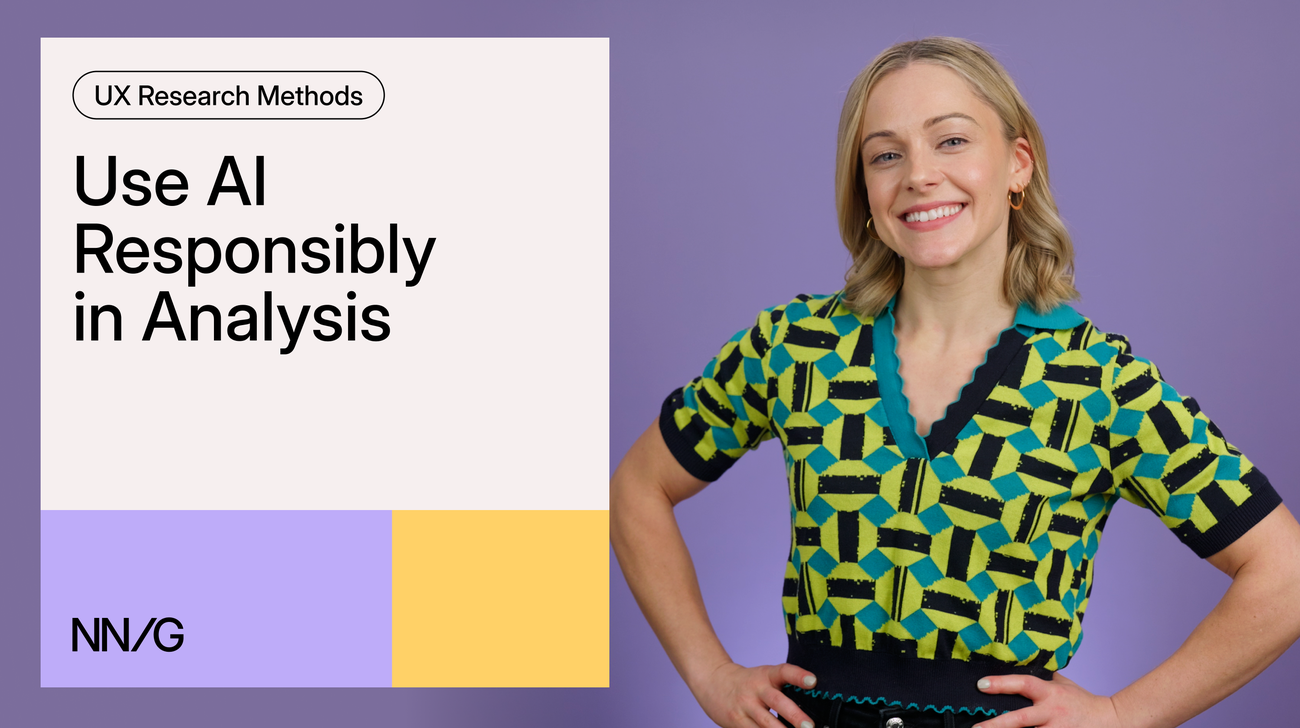 Use AI Responsibly in Analysis