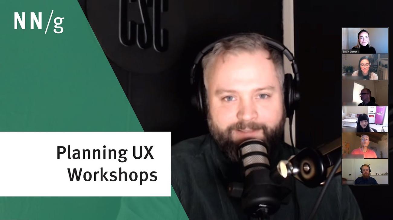 Foundational UX Workshop Activities - NN/g
