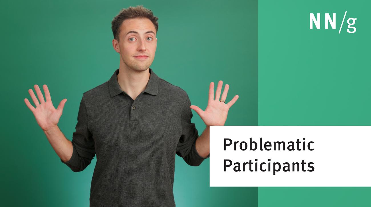 Problematic Workshop Participants: A Pattern for Working with Them ...