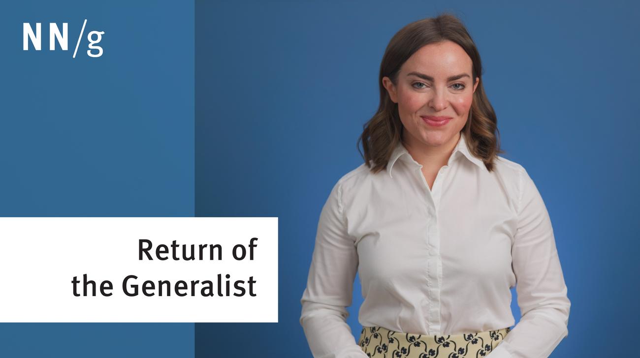 Return of the Generalist