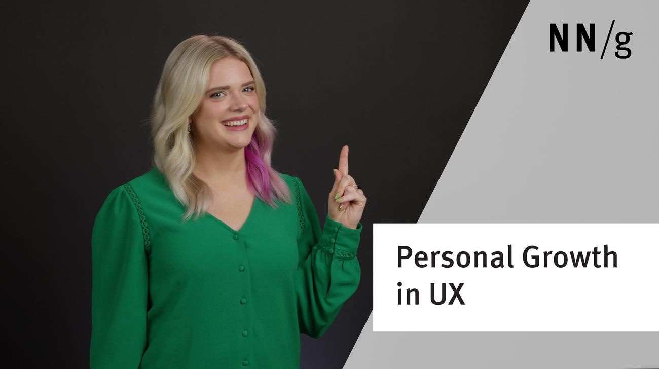 Personal Growth in UX: 5 Signs