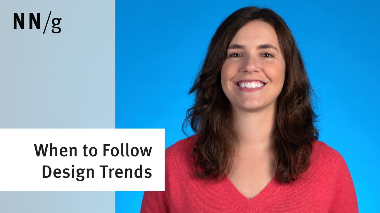 The 3 B's Test For When to Follow Design Trends