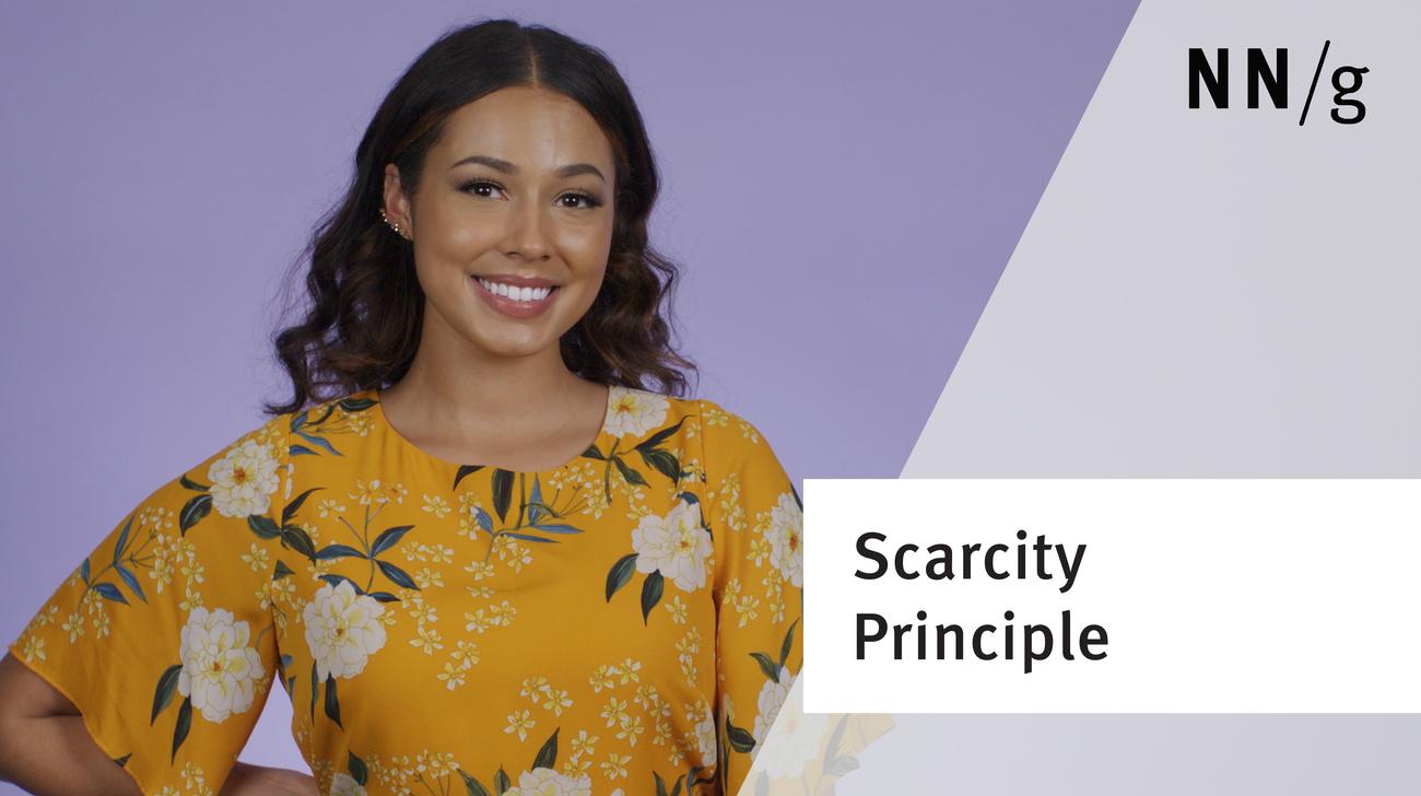 The Scarcity Principle in UX: Don't Miss Out!