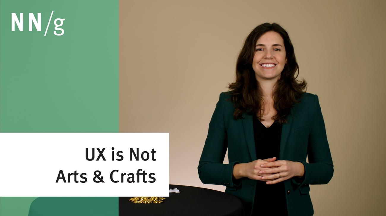 UX Is Not Arts & Crafts: Why We Use Tangibles