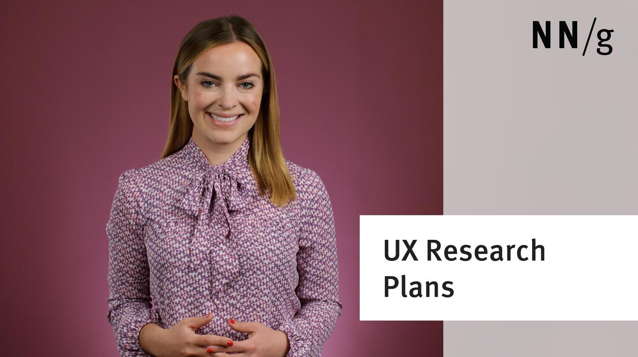Creating a UX Research Plan