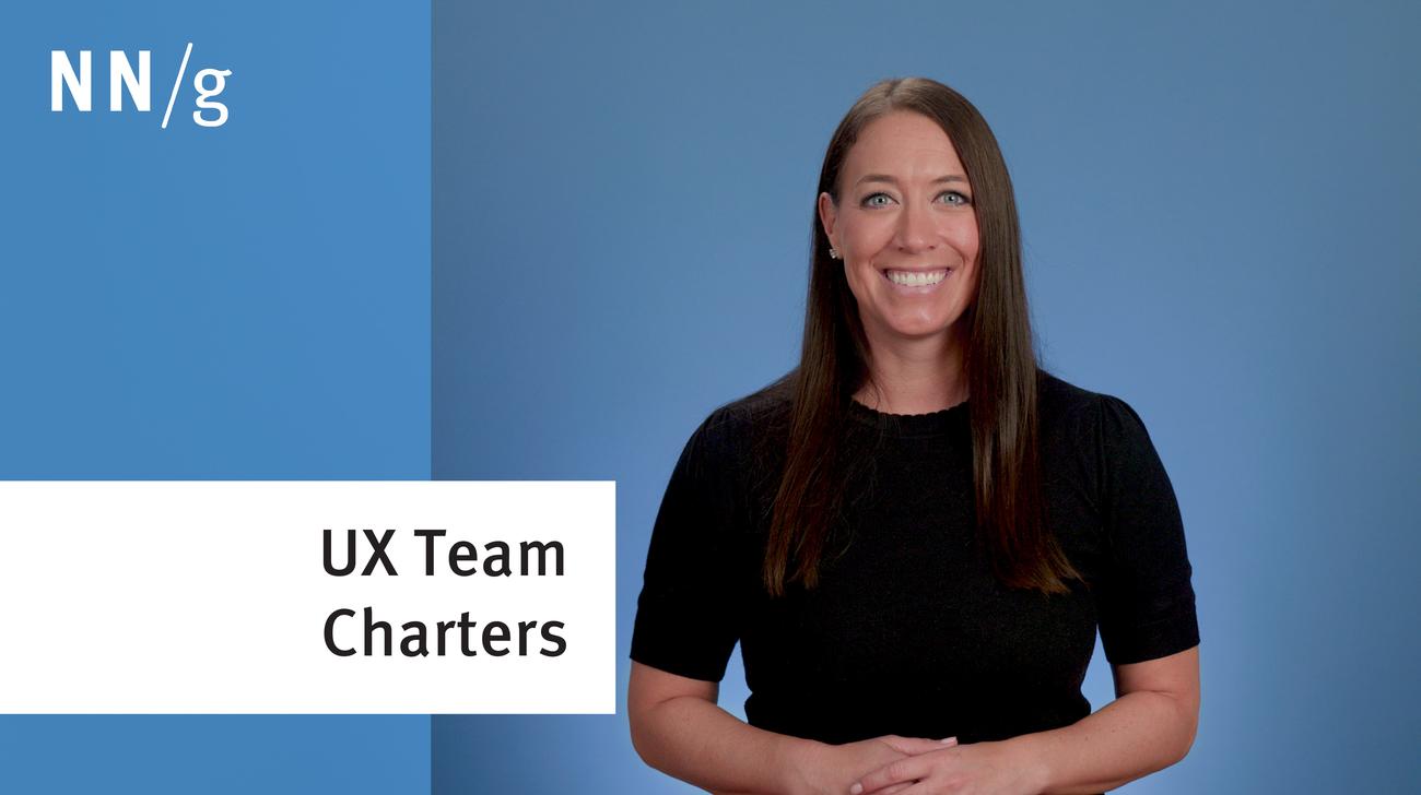 UX Team Charters