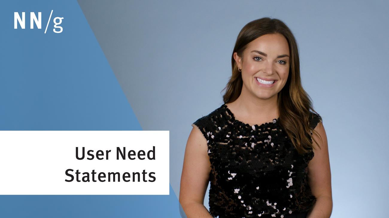 User Need Statements in Design Thinking