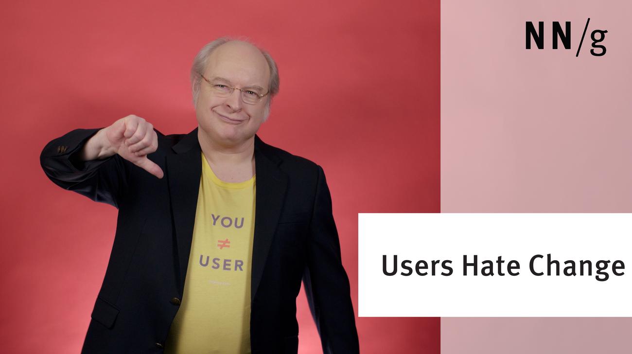 Users Hate Change